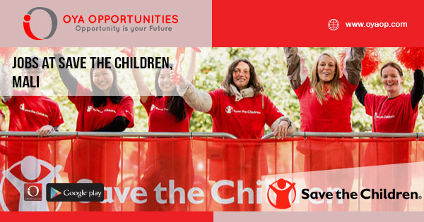 Jobs at Save the Children, Mali