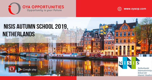 NISIS Autumn School 2019, Netherlands