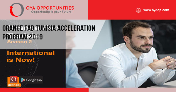 Orange Fab Tunisia Acceleration Program 2019