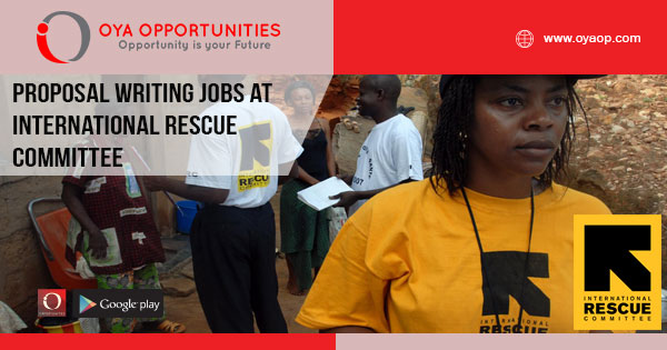 Proposal Writing jobs at International Rescue Committee