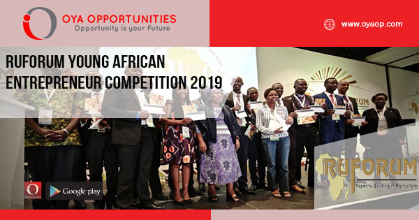 RUFORUM Young African Entrepreneur Competition 2019