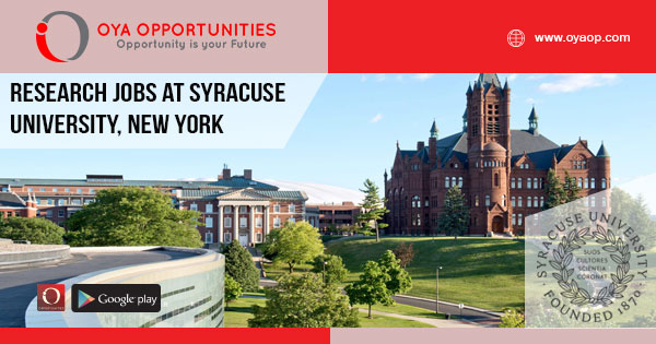 Research jobs at Syracuse University