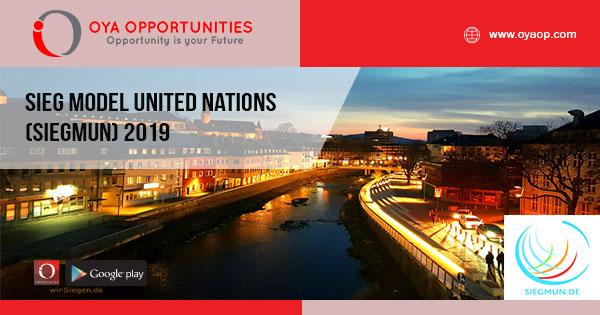 Sieg Model United Nations (SiegMUN) 2019
