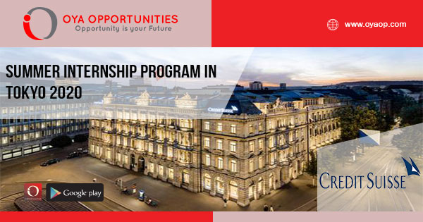 Summer Internship Program in Tokyo 2020