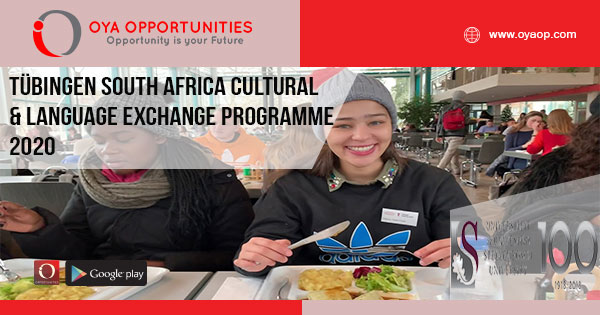 Tübingen South Africa Cultural and Language Exchange Programme 2020