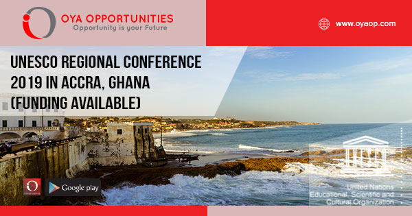 UNESCO Regional Conference 2019 in Accra, Ghana (Funding available)