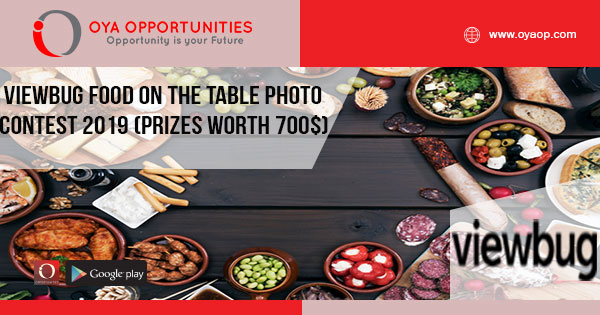 ViewBug Food On The Table Photo Contest 2019 (Prizes worth 700$)