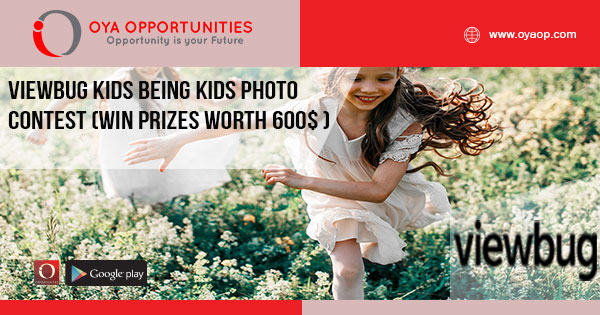 Viewbug Kids Being Kids photo contest (Win prizes worth 600$ )