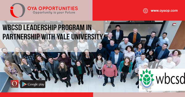 WBCSD Leadership Program in Partnership With Yale University