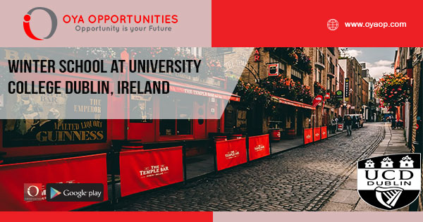 Winter School at University College Dublin, Ireland