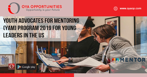 Youth Advocates for Mentoring (YAM) Program 2019 for Young Leaders in the US