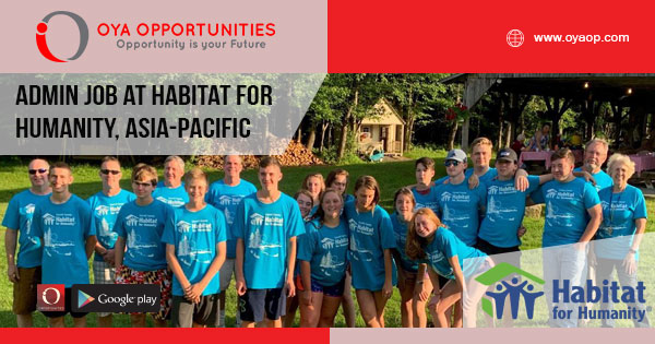 Jobs at Habitat for Humanity, Asia-Pacific