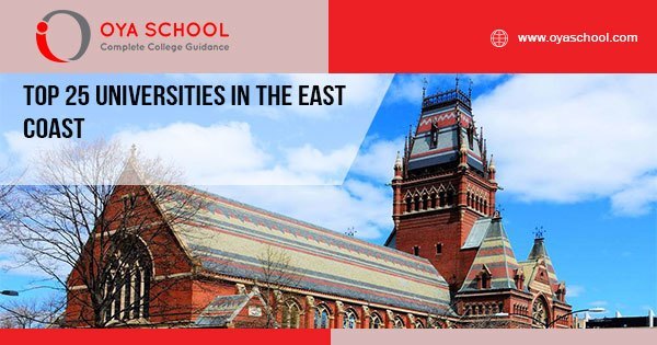 Top 25 Universities in the East Coast in USA