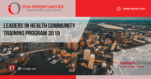 Leaders in Health Community Training Program 2019