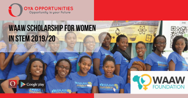 WAAW Scholarship for Women in STEM 2019/20