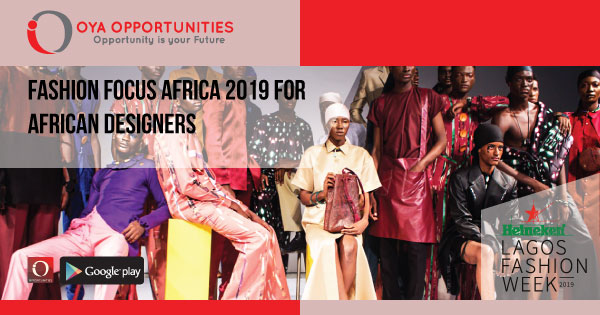 Fashion Focus Africa 2019 For African Designers
