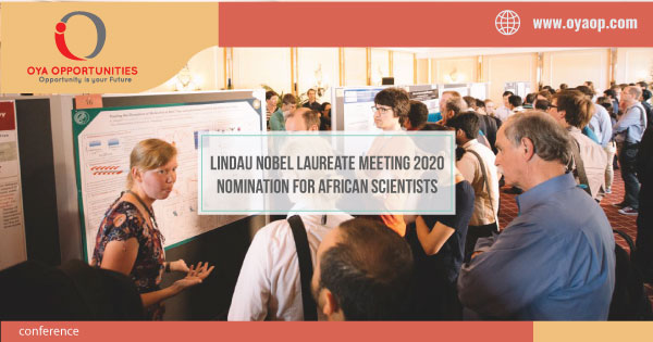 Lindau Nobel Laureate Meeting 2020 Nomination for African Scientists