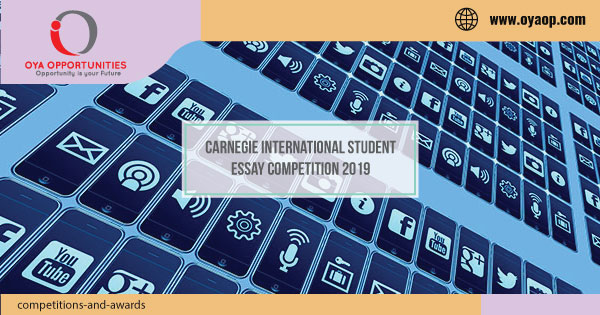 Carnegie International Student Essay Competition 2019