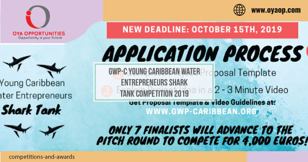 GWP-C Young Caribbean Water Entrepreneurs Shark Tank Competition 2019