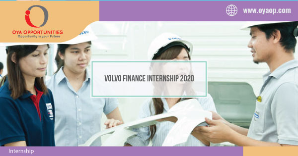 Volvo Finance Internship 2020