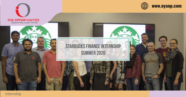 Starbucks Finance Internship Summer 2020