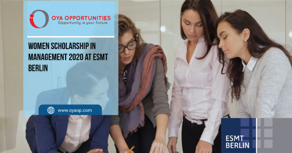 Women Scholarship in Management 2020 at ESMT Berlin