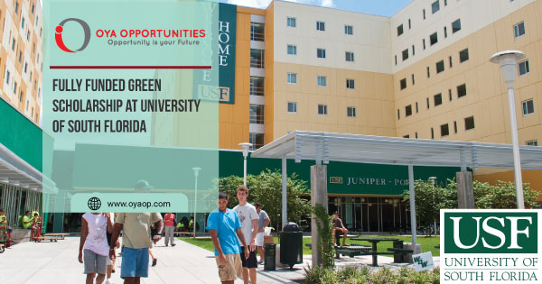 Fully Funded Green Scholarship at University of South Florida
