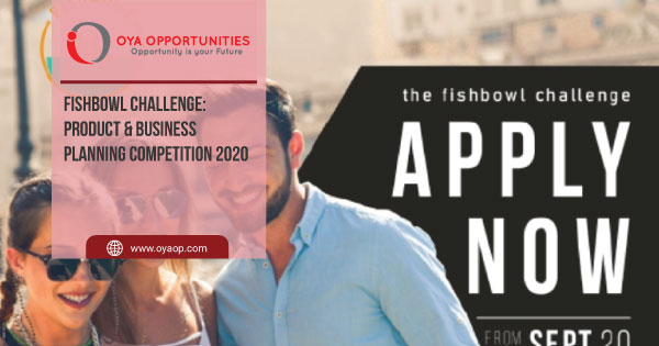 Fishbowl Challenge: Product & Business Planning Competition 2020