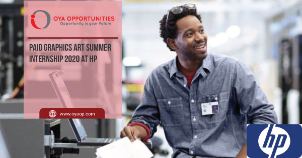 Paid Graphics Art Summer Internship 2020 at HP