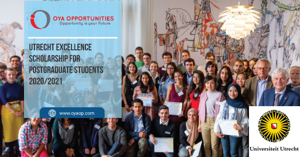 Utrecht Excellence Scholarship for Postgraduate Students 2020/2021