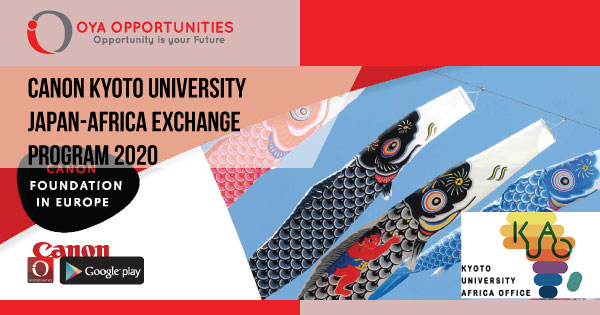 Canon Kyoto University Japan-Africa Exchange Program 2020