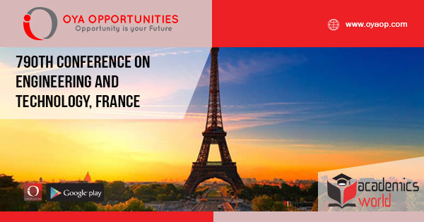 790th Conference on Engineering and Technology, France
