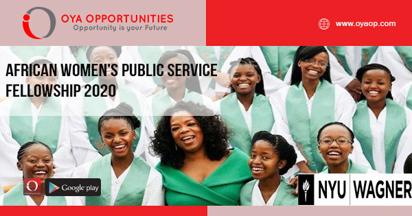 African Women's Public Service Fellowship 2020