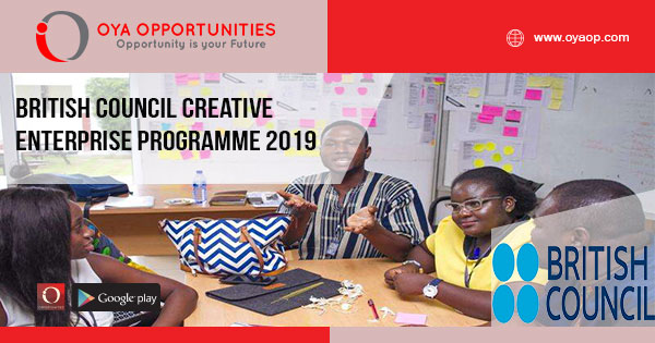 British Council Creative Enterprise Programme 2019