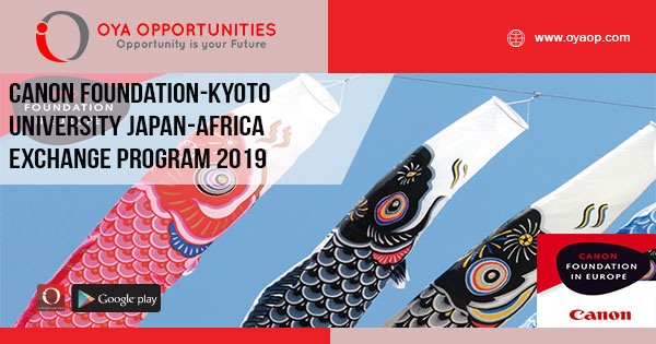 Canon Foundation-Kyoto University Japan-Africa Exchange Program 2019