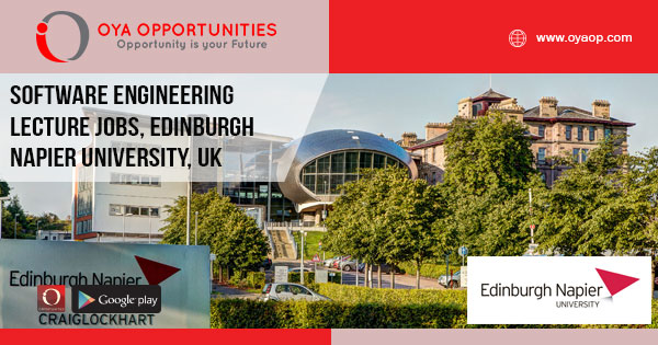 Software Engineering Lecture jobs, Edinburgh Napier University