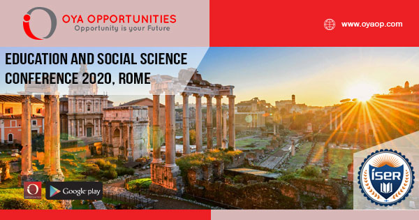 Education and Social Science Conference 2020, Rome
