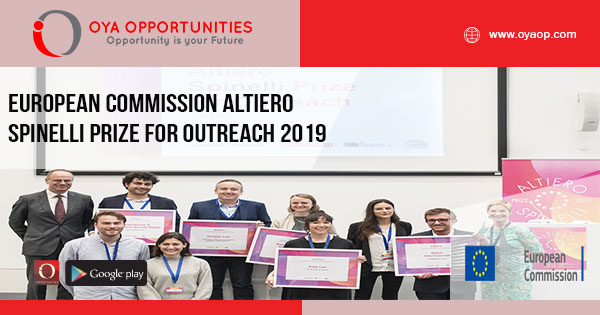 European Commission Altiero Spinelli Prize for Outreach 2019