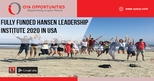 Fully Funded Hansen Leadership Institute 2020 in USA