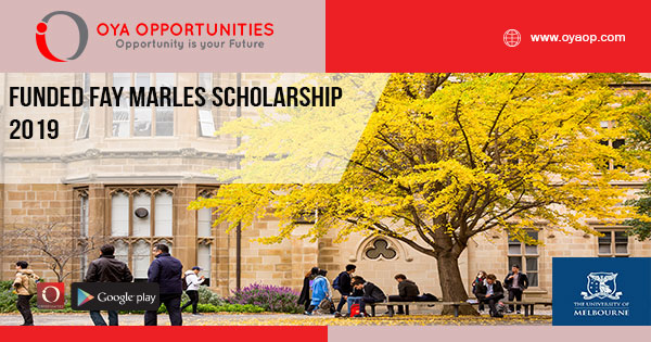 Funded Fay Marles Scholarship 2019