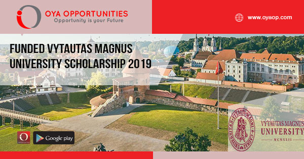Funded Vytautas Magnus University Scholarship 2019