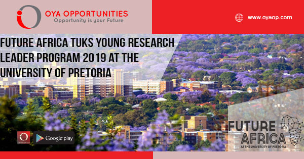 Future Africa Tuks Young Research Leader Program 2019 at the University of Pretoria