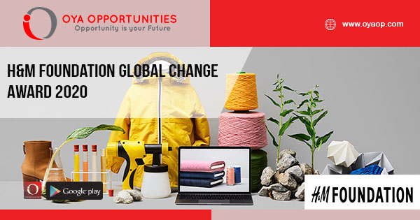 H&M Foundation Global Change Award 2020