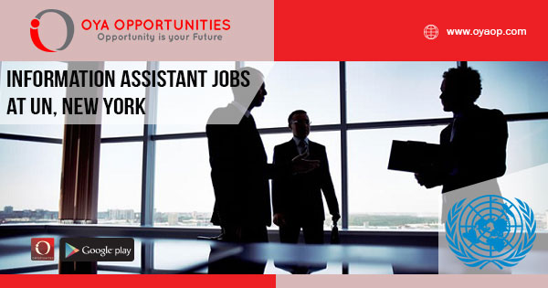 Information Assistant Jobs at UN, New York
