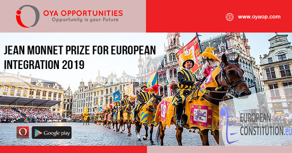 Jean Monnet Prize for European Integration 2019