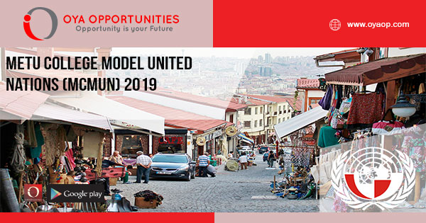 METU College Model United Nations (MCMUN) 2019