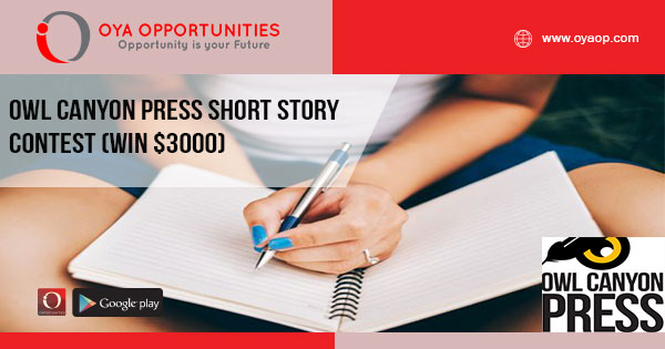 Owl Canyon Press Short Story Contest (win $3000)