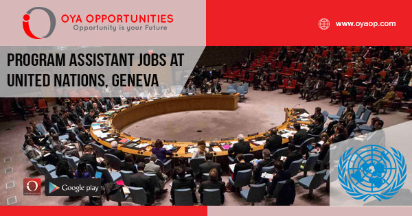 Program Assistant jobs at UN, Geneva