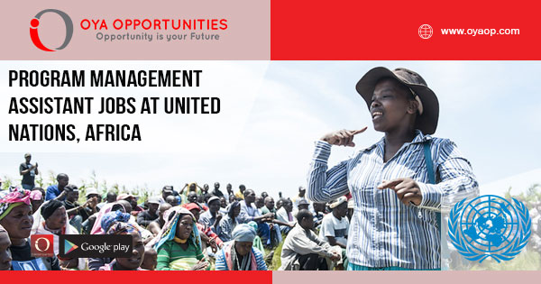 Program Management Assistant Jobs at UN