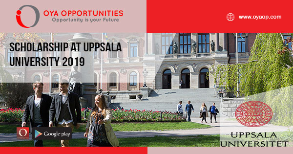 Scholarship at Uppsala University 2019